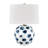 Blue Point Ceramic Table Lamp