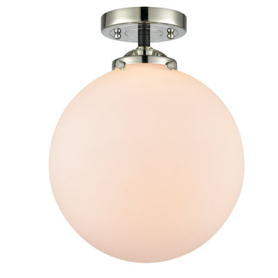Plafonnier semi-encastré 1 lumière 10 po Zarmayr