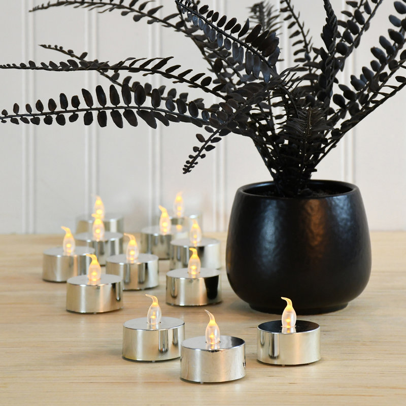 Lumières à DEL à piles, Argent