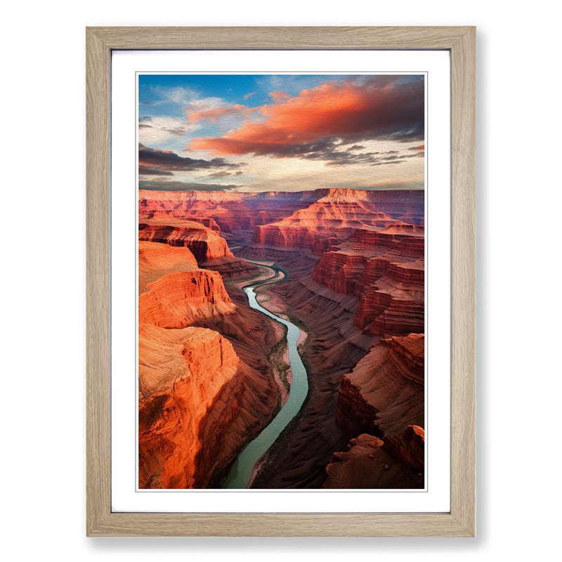 Grand Canyon Conceptual - Framed Print, 34cmH x 25cmW