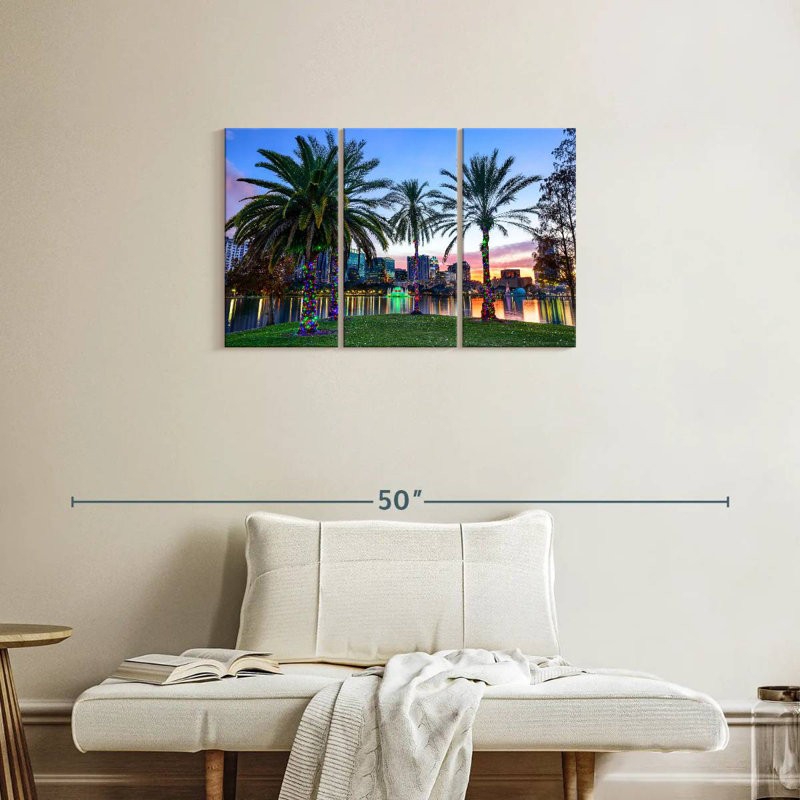 Florida Cityscape, 20" H x 33" W