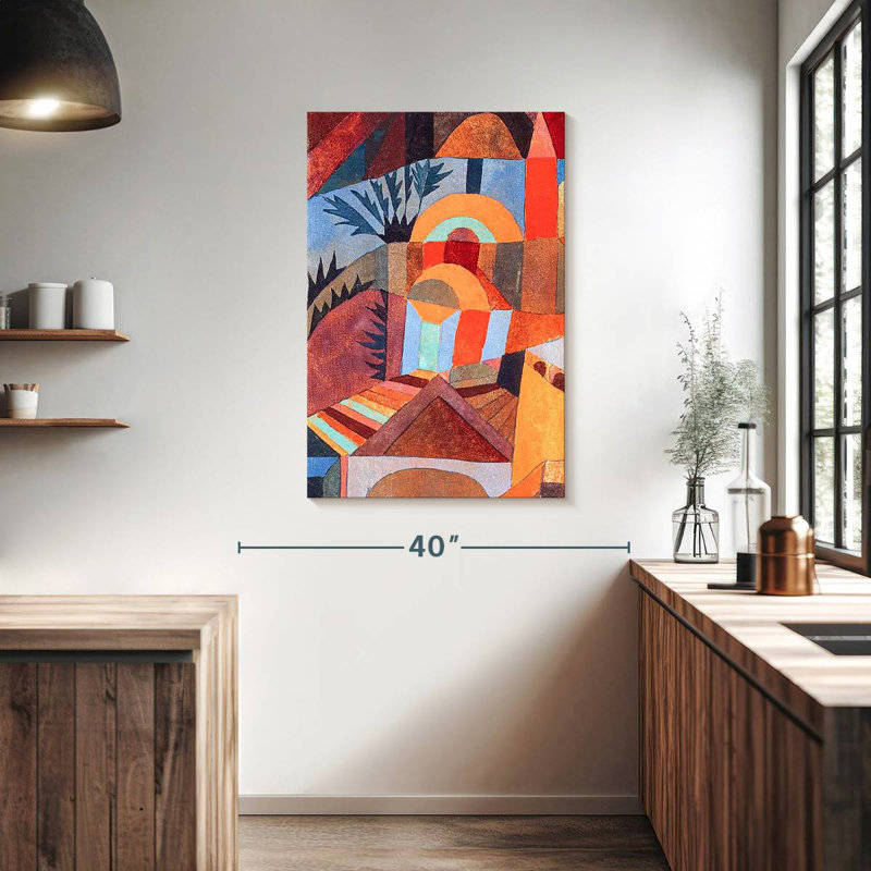 Avery Temple Gardens, 39" H x 26" W