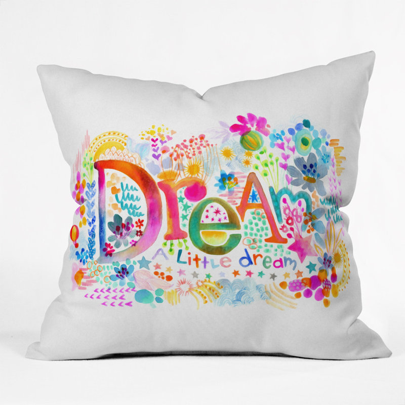 Coussin décoratif Step Stephan Corfee Dream A Little, 16 po x 16 po