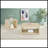 Flint Distressed Pine Square Engineered Wood Coffee Table