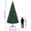 13.12' H Lighted Artificial Christmas Tree
