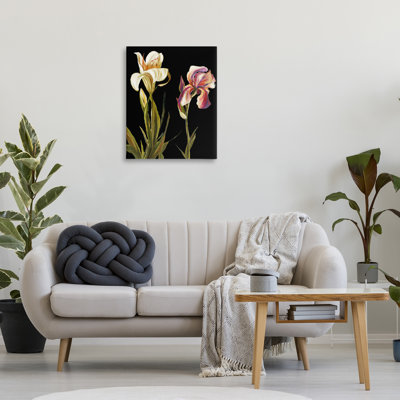 «Allure Iris Blooms», art mural sur toile par Patricia Pinto