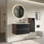 Meuble-lavabo mural simple avec lavabo en céramique Caryll, armoire de rangement moderne avec charnières à fermeture en douceur DTC, pour salle de bain, appartement et hôtel-815650064-808778445-833645116