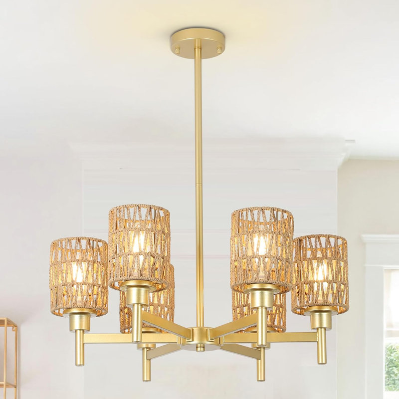 Lustre 6 lumières Boho