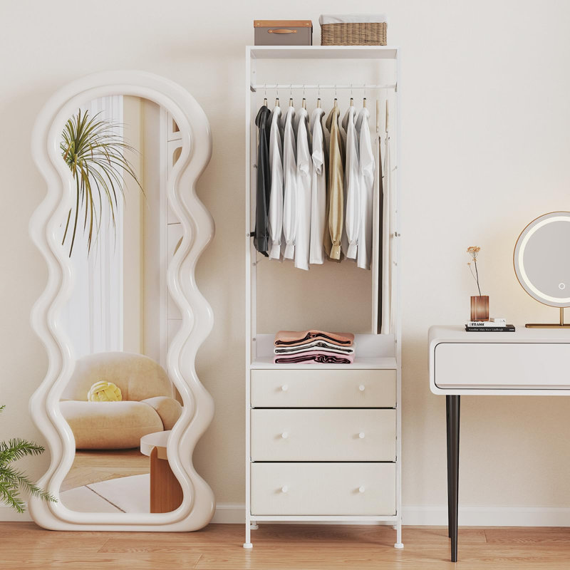 55cm Clothing Rack, Beige