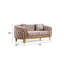 Causeuse moderne Sofavanessa taupe
