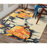Hand Tufted Wool Geometric Area Rug
