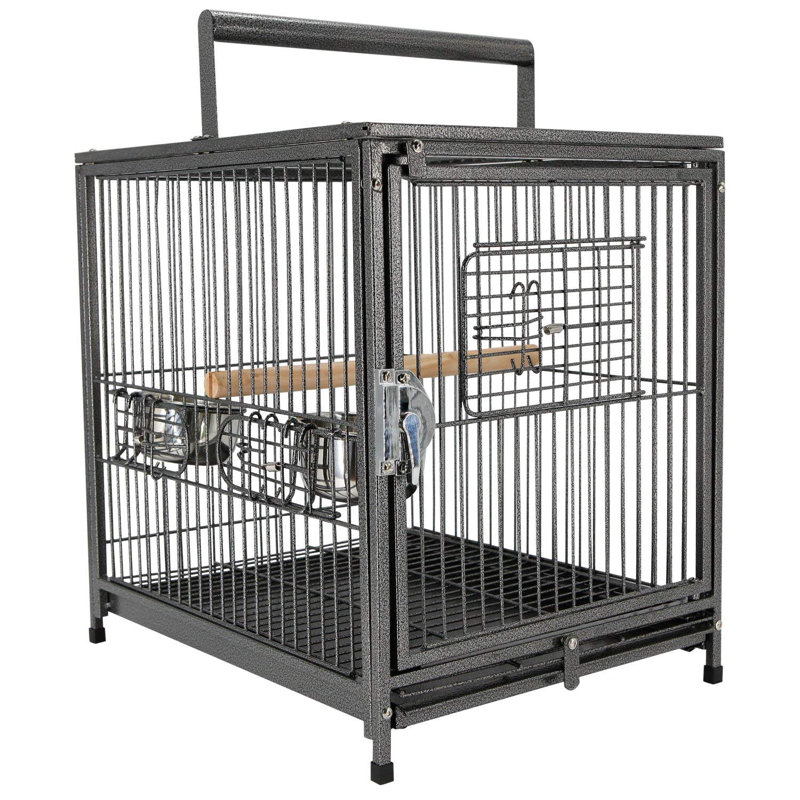 Cage à oiseaux 22 po Hetter, gris
