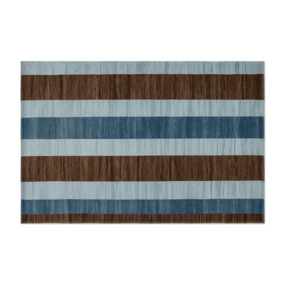 Tapis d'intérieur et d'extérieur à carreaux gris