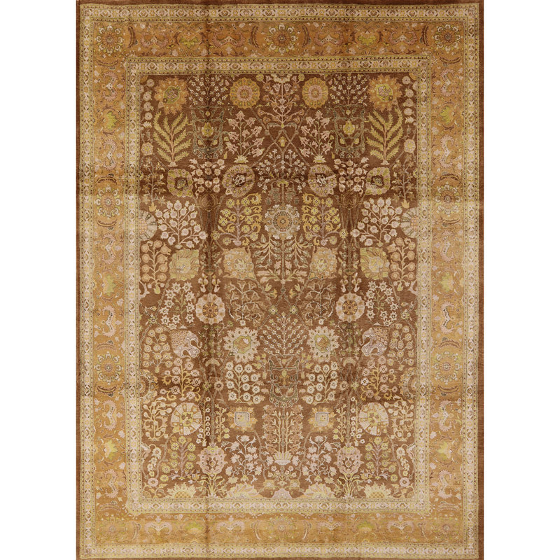 Tapis beige / brun Martinette, Rectangle 6 pi x 9 pi