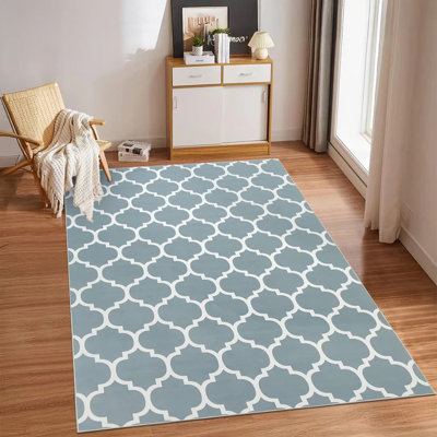 Coll Abstract Machine Printed Area Rug