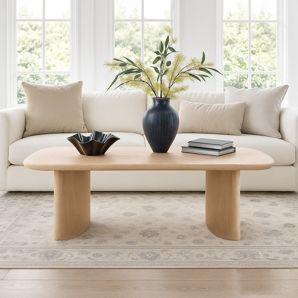 Circa 50" Coffee Table, Light Oak