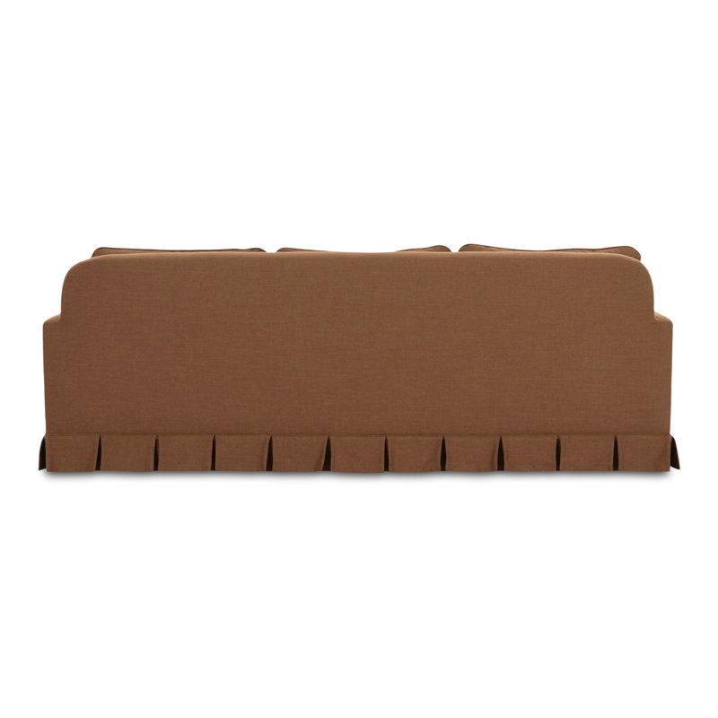 Pellicano 98'' Sofa, Teracotta Polyester Blend