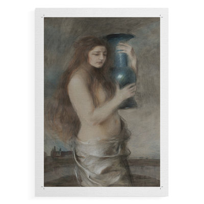 Vintage Portrait Print LVI -Canvas Print Only - NOT FRAMED