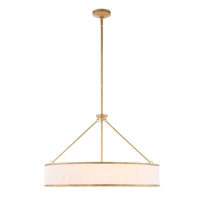 Luminaire suspendu tambour 8 lumières Uttermost Algiers