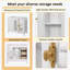 Meuble-lavabo de 36 pouces avec 2 portes à fermeture douce, structure en bois et 3 tiroirs pour des solutions de rangement modernes