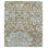 Brocade Floral Area Rug in Blue/Taupe