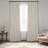 Rayne Vintage Textured Faux Dupioni Silk Room Darkening Curtains Window Single Curtain Panel-663929116-649565593