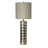 Transitional 1 Light Geometric Pattern Table Lamp