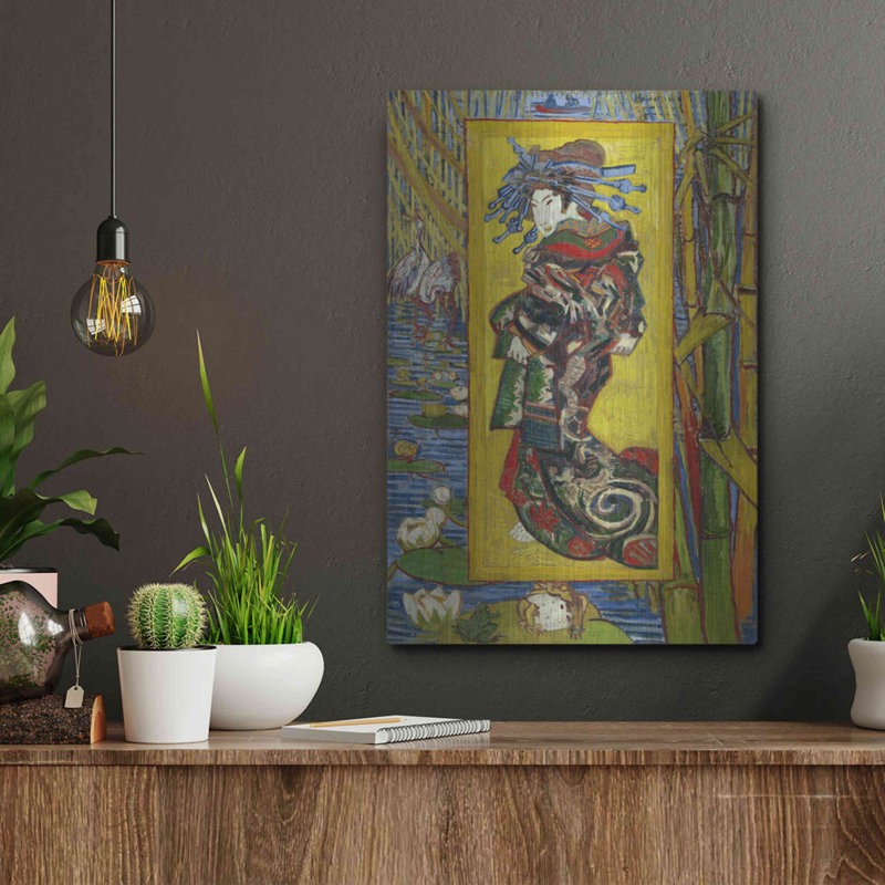 "Courtesan After Eisen" par MASTERS, H 16 po x l 12 po
