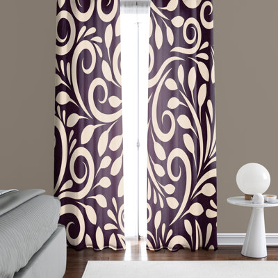 Semi Sheer Curtain Panel Pair