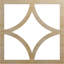 Médaillon de plafond ajouré en bois Statesman-63412334-63412333