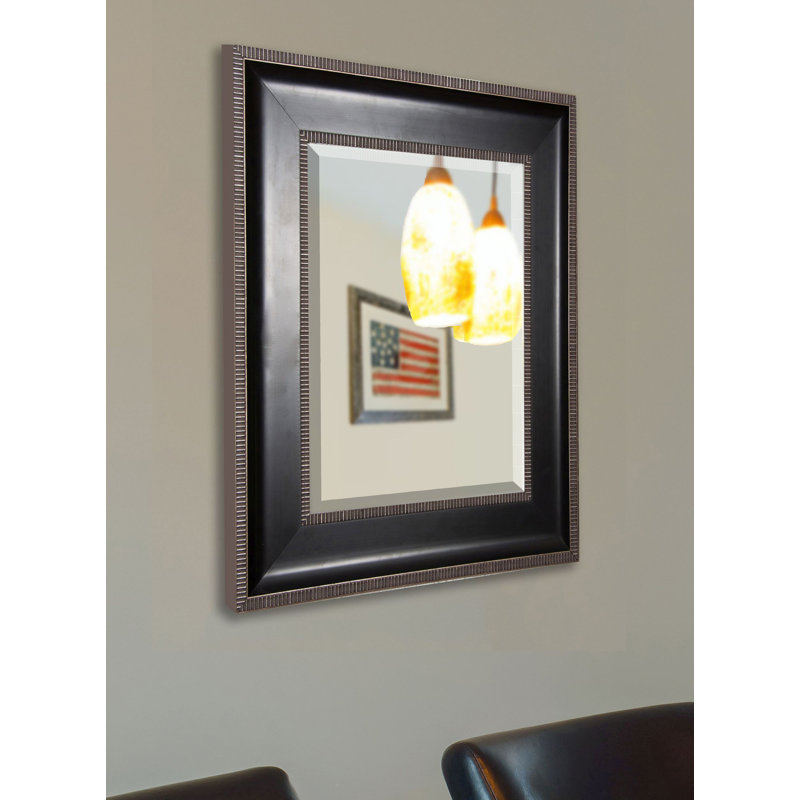 Ellsbury Solid Wood Flat Mirror, 38.25" H x 32.25" W