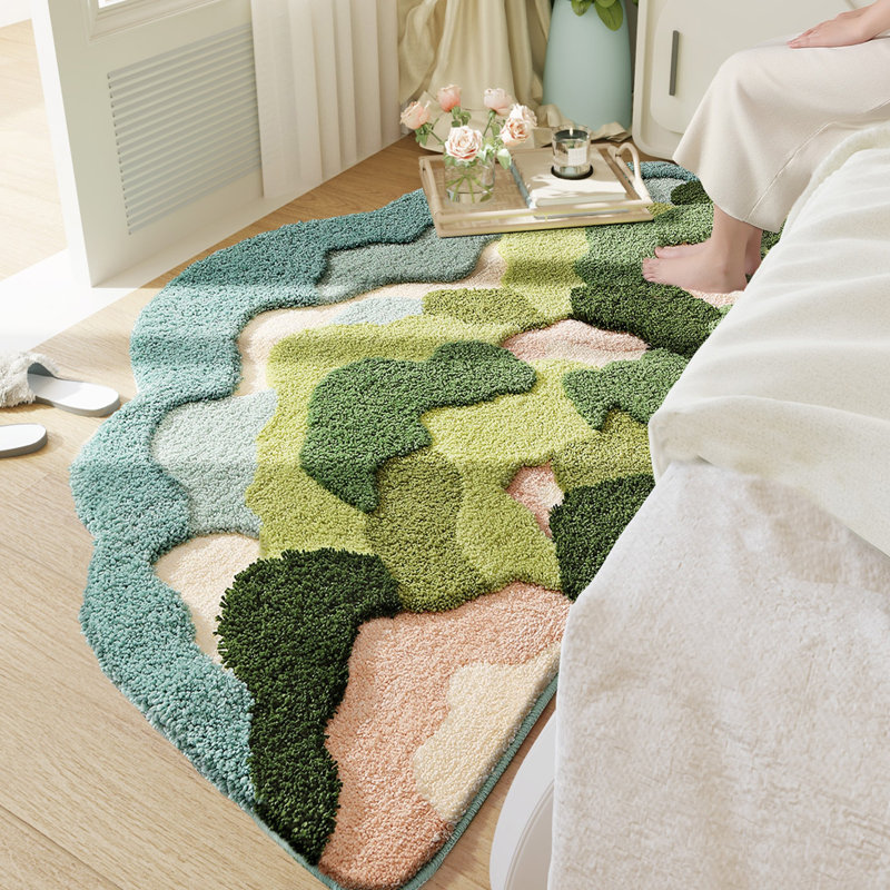 Tapis fantaisie avec envers antidérapant Novelty Tallie, Nouveauté 7 pi 6 po x 11 pi 8 po