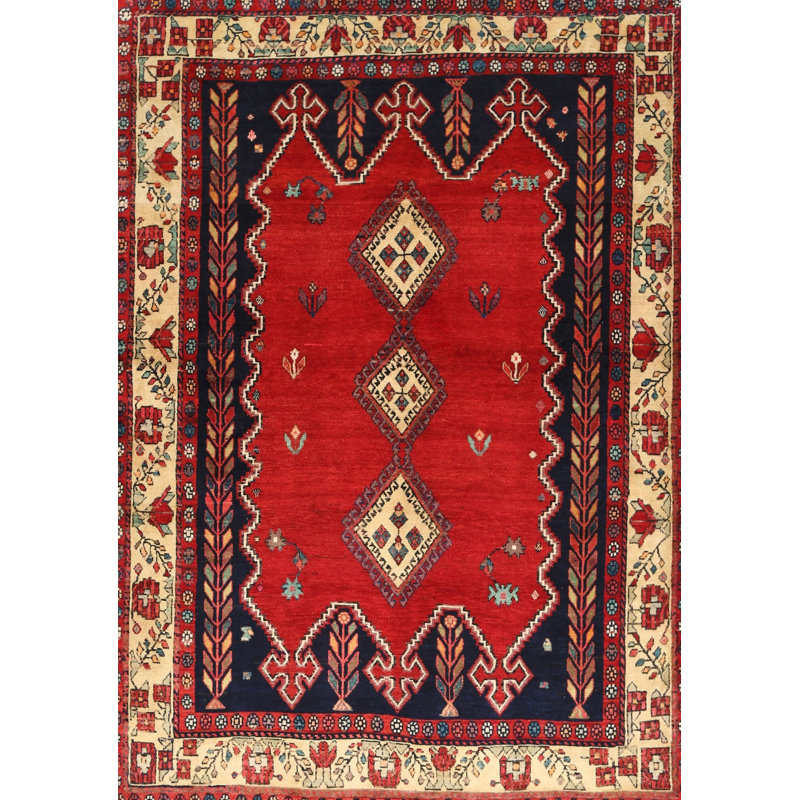Tapis rouge à motif sud-ouest, Rectangle 7 pi x 10 pi