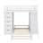 Twin-Over-Twin Bunk Bed Integrated With LED Lighting-114446973