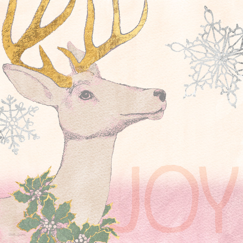 Pastel Christmas I by Beth Grove - Wrapped Canvas Print, 122cm H x 122cm W x 3.8cm D