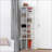 Rotating Shoe Rack, 8-Tier 360° Organizer Holds 28 Pairs, Snow White | Solid Plastic