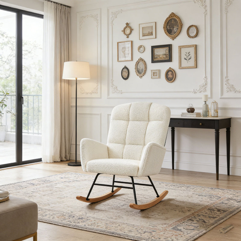 Fauteuil à bascule Teddy