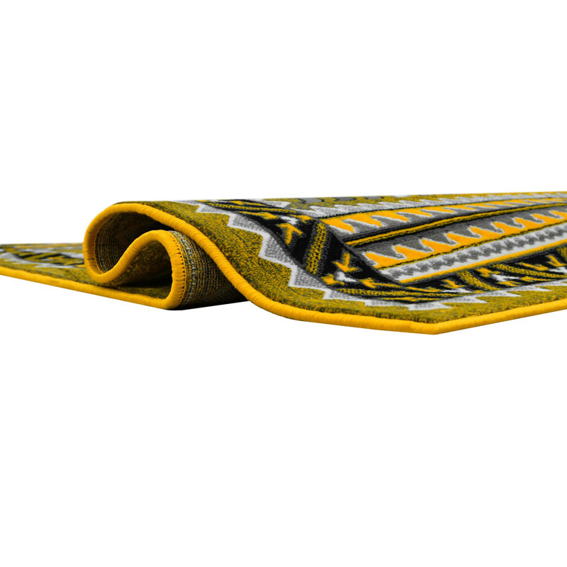 Tapis HR Southwestern Navajo Native American Modern, Tapis de couloir de 2 pi x 7 pi