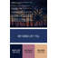 Hawaiian Palm Silhouettes Blue Canvas Wall Art-195417596