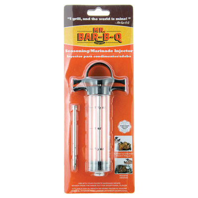 Mr. Bar-B-Q Stainless Steel Manual Meat Injector