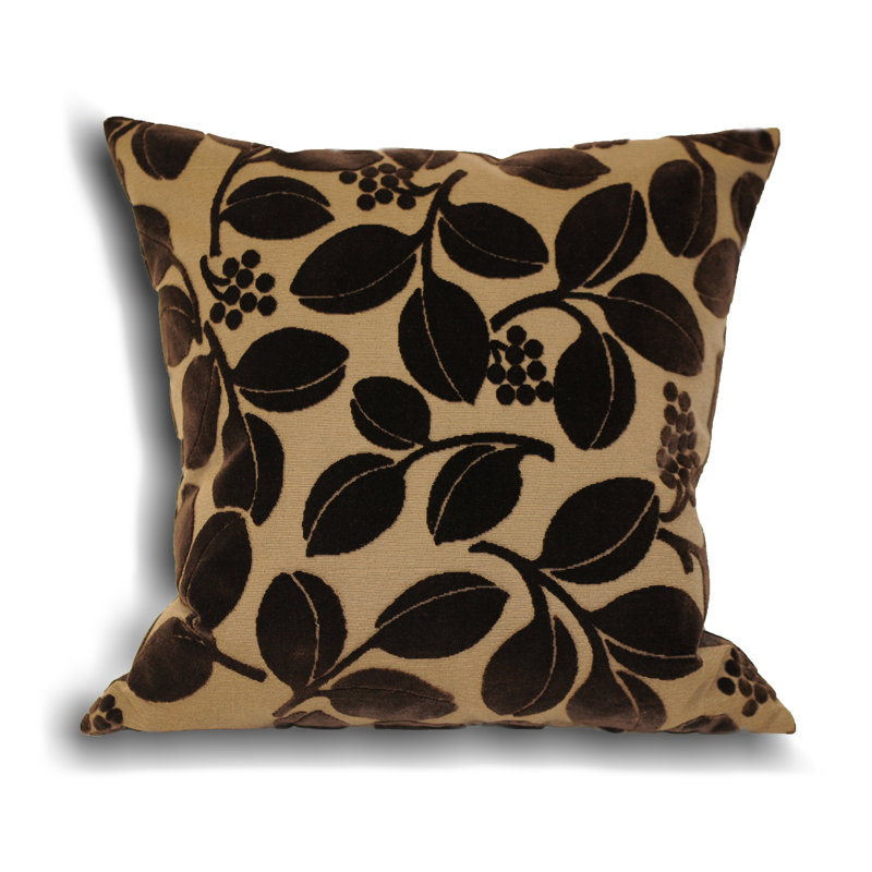 Cherries Floral Square Cushion