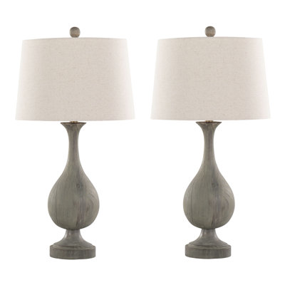 Farmhouse Polyresin Table Lamp