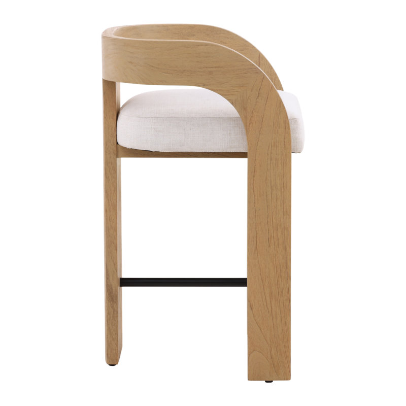 Tyson 34" Tall Counter Stool, Cream