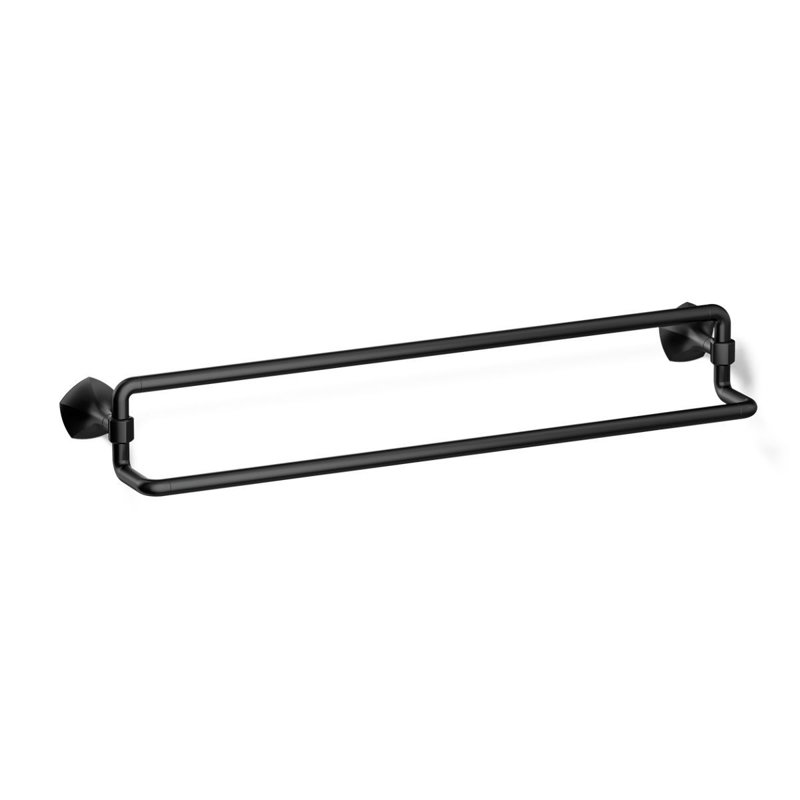 Occasion 24 In. Double Towel Bar, Matte Black