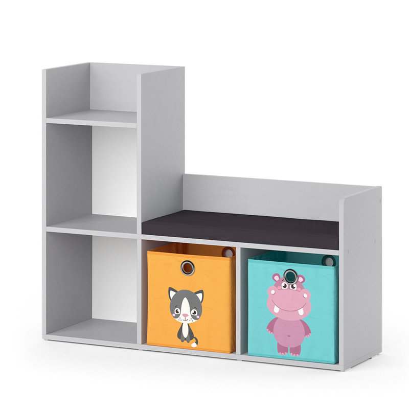 Gruver 88.6cm H X 107.2cm W Animals Floating Shelf Kids Bookcase