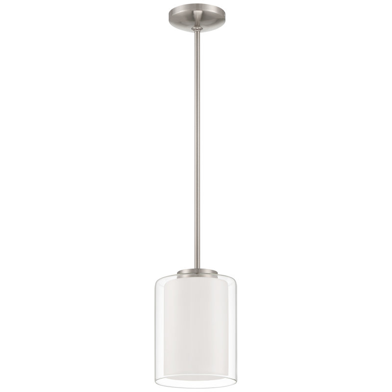 Husam 1 - Light Single Pendant, Brushed Steel