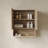 Wall-Mounted Bathroom Cabinet With Doors, Shelf, And Open Storage, Ideal For Organized And Stylish Over-The-Toilet Storage In Small Spaces.-1319169038