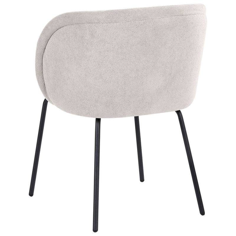 Upholstered Dining Chair, Off White