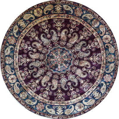 Wool Paisley Area Rug