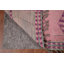 Tapis marocain all-over à motif géométrique rose 8 x 12